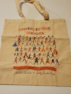 Seattle Chocolate & Libby Vander Ploeg  Cheers to Our Heroes Tote